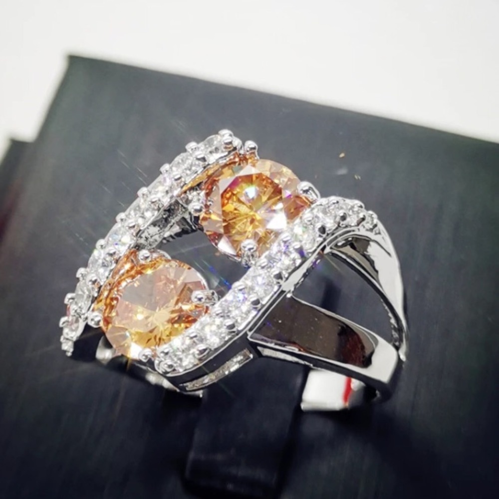 BRAND NEW.375CT MORGANITE ROUND CUT RING - Picture 2 of 13